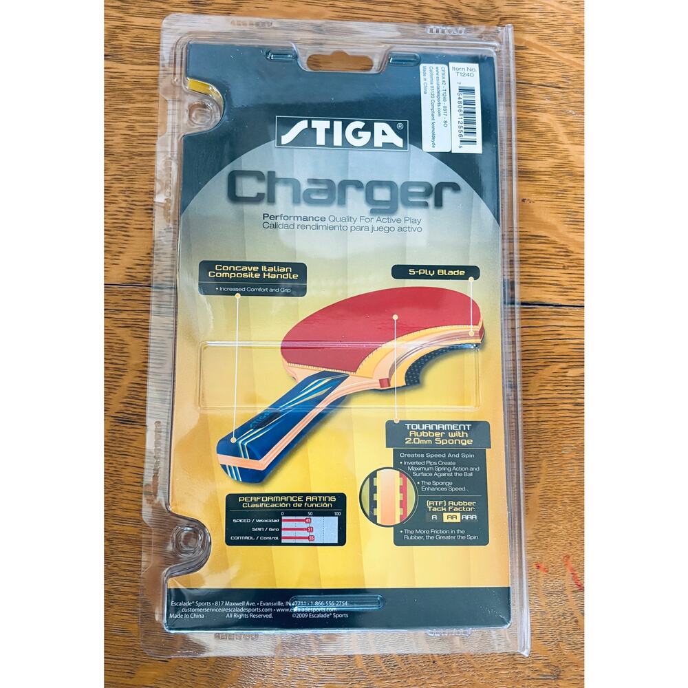 Stiga Charger Table Tennis Racket - Picture 2 of 3
